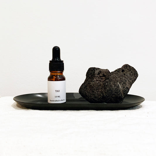 TAU – Essential Oil & Lava Stone Diffuser Set | Summer Rain & Earthy Green Notes | Summer in a Bottle