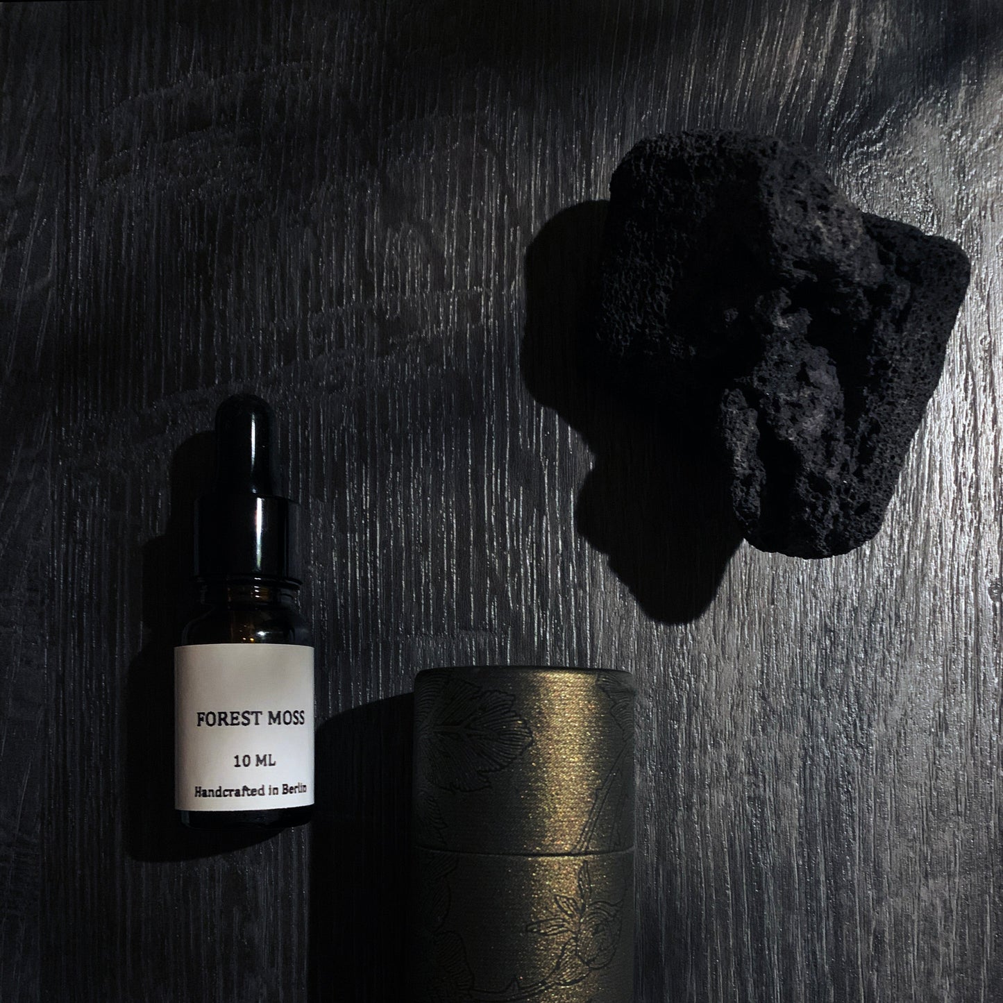 FOREST MOSS – Ätherisches Öl & Lavastein-Diffuser-Set | Erdender & Erdiger Duft