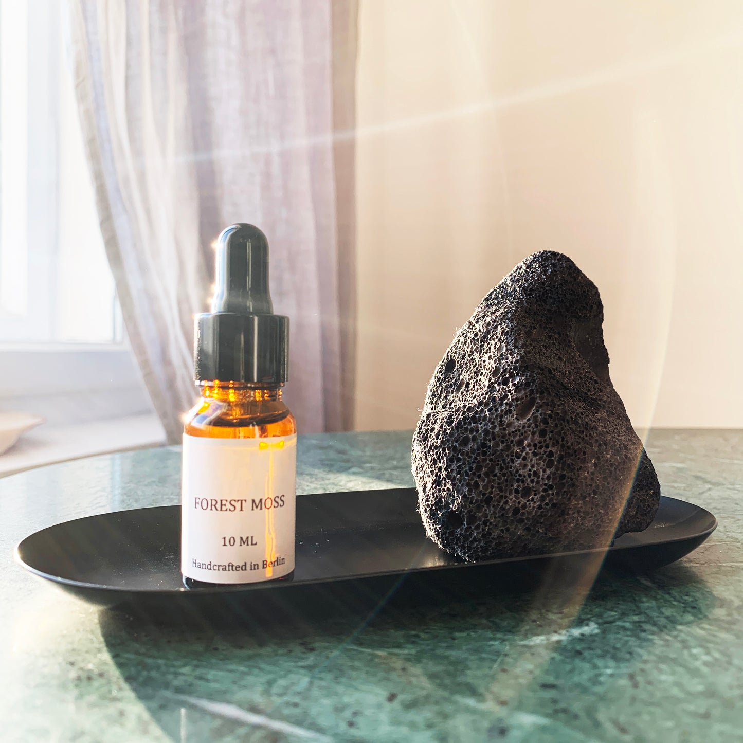 FOREST MOSS – Ätherisches Öl & Lavastein-Diffuser-Set | Erdender & Erdiger Duft