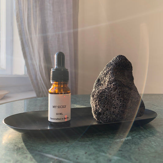MY SICILY – Essential Oil & Lava Stone Diffuser Set | Mediterranean Citrus & Resinous